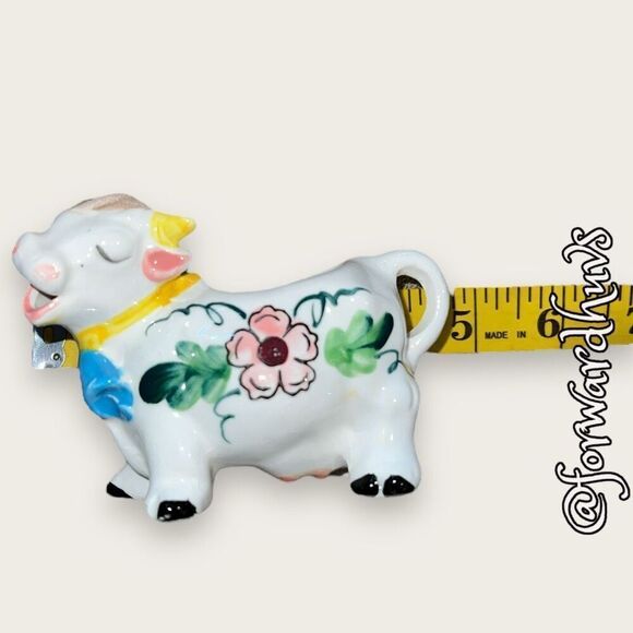 Vintage Floral Cow Creamer - Picture 9 of 12